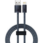 Изображение Кабель Baseus CALD000516 Dynamic Series Fast Charging Data Cable USB/Lightning 2м, Gray, 2.4A Фото Кабель Baseus CALD000516 Dynamic Series Fast Charging Data Cable USB/Lightning 2м, Gray, 2.4A