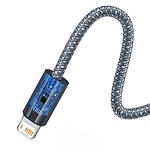 Изображение Кабель Baseus CALD000516 Dynamic Series Fast Charging Data Cable USB/Lightning 2м, Gray, 2.4A #4 Фото Кабель Baseus CALD000516 Dynamic Series Fast Charging Data Cable USB/Lightning 2м, Gray, 2.4A #4