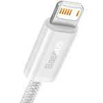 Изображение Кабель Baseus CALD000502 Dynamic Series Fast Charging Data Cable USB/Lightning 2м, White, 2.4A #2 Фото Кабель Baseus CALD000502 Dynamic Series Fast Charging Data Cable USB/Lightning 2м, White, 2.4A #2