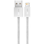 Изображение Кабель Baseus CALD000502 Dynamic Series Fast Charging Data Cable USB/Lightning 2м, White, 2.4A #3 Фото Кабель Baseus CALD000502 Dynamic Series Fast Charging Data Cable USB/Lightning 2м, White, 2.4A #3