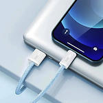 Изображение Кабель Baseus CALD000403 Dynamic Series Fast Charging Data Cable USB/Lightning 1м, Blue, 2.4A #7 Фото Кабель Baseus CALD000403 Dynamic Series Fast Charging Data Cable USB/Lightning 1м, Blue, 2.4A #7