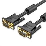 Изображение Кабель Vention (DAEBH) 2м, Black, VGA/VGA HD15M, феррофильтр Фото Кабель Vention (DAEBH) 2м, Black, VGA/VGA HD15M, феррофильтр