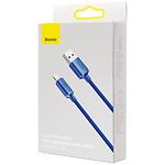 Изображение Кабель Baseus CAJY000103 Crystal Shine Fast Charging Data Cable USB/Lightning, 2м, Blue, 2.4A #1 Фото Кабель Baseus CAJY000103 Crystal Shine Fast Charging Data Cable USB/Lightning, 2м, Blue, 2.4A #1