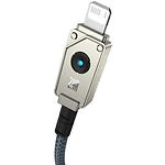 Изображение Кабель Baseus P10355802221-00 Unbreakable Fast-Charging Data Cable USB-A/Lightning, 2.4А, 1м, White #4 Фото Кабель Baseus P10355802221-00 Unbreakable Fast-Charging Data Cable USB-A/Lightning, 2.4А, 1м, White #4
