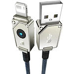 Изображение Кабель Baseus P10355802221-00 Unbreakable Fast-Charging Data Cable USB-A/Lightning, 2.4А, 1м, White #5 Фото Кабель Baseus P10355802221-00 Unbreakable Fast-Charging Data Cable USB-A/Lightning, 2.4А, 1м, White #5
