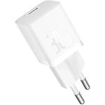 Изображение Сетевое ЗУ Baseus CCGN070502 White, GAN5 Fast Charger Type-C, 30W #4 Фото Сетевое ЗУ Baseus CCGN070502 White, GAN5 Fast Charger Type-C, 30W #4