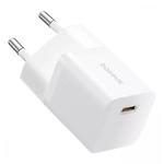 Изображение Сетевое ЗУ Baseus P10110909213-00 White, GaN5 Fast Charger, Type-C, 25W Фото Сетевое ЗУ Baseus P10110909213-00 White, GaN5 Fast Charger, Type-C, 25W