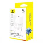 Изображение Сетевое ЗУ Baseus P10110909213-00 White, GaN5 Fast Charger, Type-C, 25W #1 Фото Сетевое ЗУ Baseus P10110909213-00 White, GaN5 Fast Charger, Type-C, 25W #1