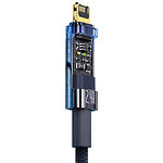 Изображение Кабель Baseus CATS000403 Explorer Auto PowerOff Fast Charging Data Cable USB/Lightning,1м, Blue,2.4А #6 Фото Кабель Baseus CATS000403 Explorer Auto PowerOff Fast Charging Data Cable USB/Lightning,1м, Blue,2.4А #6