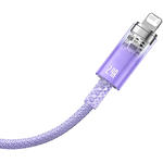 Изображение Кабель Baseus CATS010005 Explorer Temperature Control Fast Charging USB-A/Lightning 1м, 2.4A, Purple #2 Фото Кабель Baseus CATS010005 Explorer Temperature Control Fast Charging USB-A/Lightning 1м, 2.4A, Purple #2