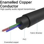 Изображение Кабель Vention (BAGBD), Black AUX audio cable 0.5м, 3.5мм 3pin джек/3.5мм 3pin джек #6 Фото Кабель Vention (BAGBD), Black AUX audio cable 0.5м, 3.5мм 3pin джек/3.5мм 3pin джек #6