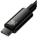 Изображение Кабель Baseus CAWJ040001 Tungsten Gold, Type-C/Type-C, 1м, 240W, Black #4 Фото Кабель Baseus CAWJ040001 Tungsten Gold, Type-C/Type-C, 1м, 240W, Black #4