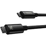 Изображение Кабель Baseus CAWJ040001 Tungsten Gold, Type-C/Type-C, 1м, 240W, Black #5 Фото Кабель Baseus CAWJ040001 Tungsten Gold, Type-C/Type-C, 1м, 240W, Black #5