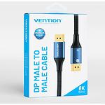 Изображение Кабель Vention (HCELG) Blue, DisplayPort / DisplayPort, 1.5м, 8K UHD, Aluminum Alloy #1 Фото Кабель Vention (HCELG) Blue, DisplayPort / DisplayPort, 1.5м, 8K UHD, Aluminum Alloy #1