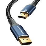 Изображение Кабель Vention (HCELG) Blue, DisplayPort / DisplayPort, 1.5м, 8K UHD, Aluminum Alloy #2 Фото Кабель Vention (HCELG) Blue, DisplayPort / DisplayPort, 1.5м, 8K UHD, Aluminum Alloy #2