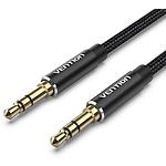 Изображение Кабель Vention (BAWBD), Black AUX audio cable 0.5м, 3.5мм 3pin джек/3.5мм 3pin джек Фото Кабель Vention (BAWBD), Black AUX audio cable 0.5м, 3.5мм 3pin джек/3.5мм 3pin джек