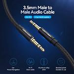 Изображение Кабель Vention (BAWBD), Black AUX audio cable 0.5м, 3.5мм 3pin джек/3.5мм 3pin джек #2 Фото Кабель Vention (BAWBD), Black AUX audio cable 0.5м, 3.5мм 3pin джек/3.5мм 3pin джек #2