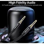 Изображение Кабель Vention (BAWBD), Black AUX audio cable 0.5м, 3.5мм 3pin джек/3.5мм 3pin джек #4 Фото Кабель Vention (BAWBD), Black AUX audio cable 0.5м, 3.5мм 3pin джек/3.5мм 3pin джек #4