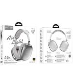 Изображение HOCO W35 Air Triumph BT Silver (6942007616348) наушники с микрофоном накладные, Bluetooth 5.3 #2 Фото HOCO W35 Air Triumph BT Silver (6942007616348) наушники с микрофоном накладные, Bluetooth 5.3 #2