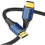 Фото Кабель Vention (ALGLG) 1.5м, HDMI to HDMI, v2.1, 8K UHD, Cotton Braided Blue Aluminum Alloy #2