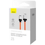 Изображение Кабель Baseus CAKW000507 CoolPlay Series Fast Charging USB-A/Lightning, 2м Orange, 2.4A #1 Фото Кабель Baseus CAKW000507 CoolPlay Series Fast Charging USB-A/Lightning, 2м Orange, 2.4A #1