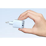 Изображение Сетевое ЗУ Vention (FEQL0-EU) USB-A + USB-C, GaN, PD 30W, QC3.0, Blue #2 Фото Сетевое ЗУ Vention (FEQL0-EU) USB-A + USB-C, GaN, PD 30W, QC3.0, Blue #2