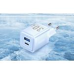 Изображение Сетевое ЗУ Vention (FEQL0-EU) USB-A + USB-C, GaN, PD 30W, QC3.0, Blue #3 Фото Сетевое ЗУ Vention (FEQL0-EU) USB-A + USB-C, GaN, PD 30W, QC3.0, Blue #3