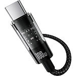 Изображение Кабель Baseus P10373002111-00 Gem Fast-Charging Data Cable USB-A/Type-C, 100W, 1м, Black #3 Фото Кабель Baseus P10373002111-00 Gem Fast-Charging Data Cable USB-A/Type-C, 100W, 1м, Black #3