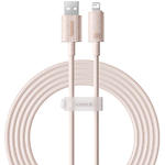 Изображение Кабель Baseus P10360200421-01 Habitat Fast-Charging Data Cable USB-A/Lightning, 2.4А, 2м, Pink Фото Кабель Baseus P10360200421-01 Habitat Fast-Charging Data Cable USB-A/Lightning, 2.4А, 2м, Pink