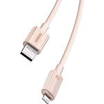 Изображение Кабель Baseus P10360200421-01 Habitat Fast-Charging Data Cable USB-A/Lightning, 2.4А, 2м, Pink #2 Фото Кабель Baseus P10360200421-01 Habitat Fast-Charging Data Cable USB-A/Lightning, 2.4А, 2м, Pink #2