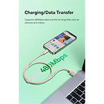 Изображение Кабель Baseus P10360200421-01 Habitat Fast-Charging Data Cable USB-A/Lightning, 2.4А, 2м, Pink #7 Фото Кабель Baseus P10360200421-01 Habitat Fast-Charging Data Cable USB-A/Lightning, 2.4А, 2м, Pink #7