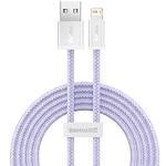 Изображение Кабель Baseus CALD040005 Dynamic Series Fast Charging Data Cable USB/Lightning 1м, Purple, 2.4A Фото Кабель Baseus CALD040005 Dynamic Series Fast Charging Data Cable USB/Lightning 1м, Purple, 2.4A
