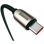 Фото Кабель Baseus CATSK-C06 Display Fast Charging Type-C/Type-C, 2м, Green, 100W #3