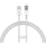 Изображение Кабель Baseus CATS010002 Explorer Temperature Control Fast Charging USB-A/Lightning 1м, 2.4A, White Фото Кабель Baseus CATS010002 Explorer Temperature Control Fast Charging USB-A/Lightning 1м, 2.4A, White