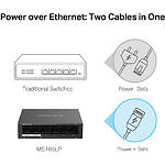 Фото Коммутатор Mercusys MS106LP, Switch 6-port, 2* 10/100 + 4* 10/100 POE+ #3