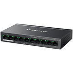 Фото Коммутатор Mercusys MS110P, Switch 10-port, 2* 10/100 + 8* 10/100 POE+ #2