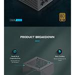 Изображение Блок питания GAMEMAX GS-750G Black, SFX 750W, 120мм. вент, 80+Gold, fully modular #10 Фото Блок питания GAMEMAX GS-750G Black, SFX 750W, 120мм. вент, 80+Gold, fully modular #10