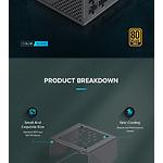 Изображение Блок питания GAMEMAX GS-650G Black, SFX 650W, 120мм. вент, 80+Gold, fully modular #9 Фото Блок питания GAMEMAX GS-650G Black, SFX 650W, 120мм. вент, 80+Gold, fully modular #9
