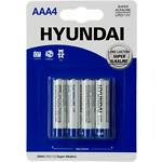 Изображение Батарейка HYUNDAI LR03 AAA Alkaline BL4 (HT7006002) 4шт/blister Фото Батарейка HYUNDAI LR03 AAA Alkaline BL4 (HT7006002) 4шт/blister