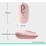 Изображение Мышка Logitech POP Mouse Bluetooth, Rose (910-007413) #4 Фото Мышка Logitech POP Mouse Bluetooth, Rose (910-007413) #4