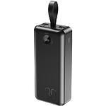 Внешний аккумулятор Power Bank XO PR240 Black, 30000mAh, 2*USB-A, 1*Type-C, 1*MicroUSB, QC22.5W - фото