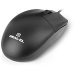 Фото Мышка REAL-EL RM-210 Black (EL123200036), USB, 3 key, 1 Wheel, 1000dpi, Silent click #5