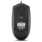 Фото Мышка REAL-EL RM-210 Black (EL123200036), USB, 3 key, 1 Wheel, 1000dpi, Silent click #1