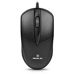 Фото Мышка REAL-EL RM-214 Black (EL123200039), USB, 2 key, 1 Wheel, 800dpi, Silent click #6