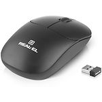 Фото Мышка REAL-EL RM-311W Wireless Black (EL123200041) USB, 2 key, 1 Wheel, 1000dpi #7