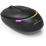 Изображение Мышка REAL-EL RM-440W Wireless/BT Black (EL123200045) Type-C, аккумулятор, подсветка #6 Фото Мышка REAL-EL RM-440W Wireless/BT Black (EL123200045) Type-C, аккумулятор, подсветка #6