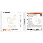 Фото BOROFONE BW73 Lucky Open Milky White (6941991114847) TWS Bluetooth гарнитура #5