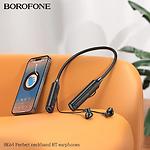 Фото BOROFONE BE64 Perfect Black Neckband (BE58B) Bluetooth гарнитура #3