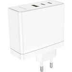 Фото Сетевое ЗУ BOROFONE BN11 White (6941991103773) 1*USB-A + 2*USB-C, QC3.0, PD 100W #1