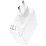 Фото Сетевое ЗУ BOROFONE BN11 White (6941991103773) 1*USB-A + 2*USB-C, QC3.0, PD 100W #3